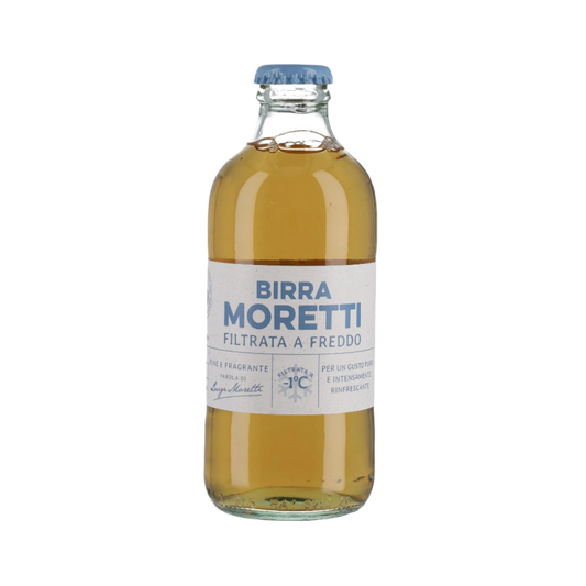 Birra Moretti Filtrata a Freddo 330ml Glas