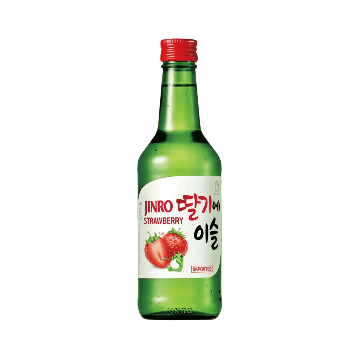 Chamisul Jinro Soju Erdbeere (350ml) – Koreanischer Erdbeerlikör HITEJINRO Kimao