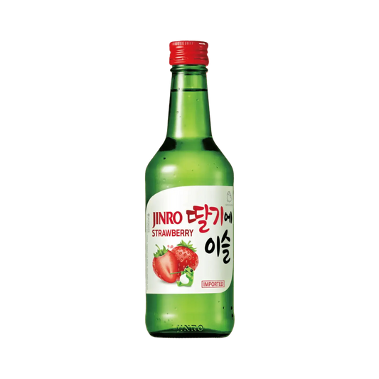 Chamisul Jinro Soju Erdbeere (350ml) – Koreanischer Erdbeerlikör HITEJINRO Kimao