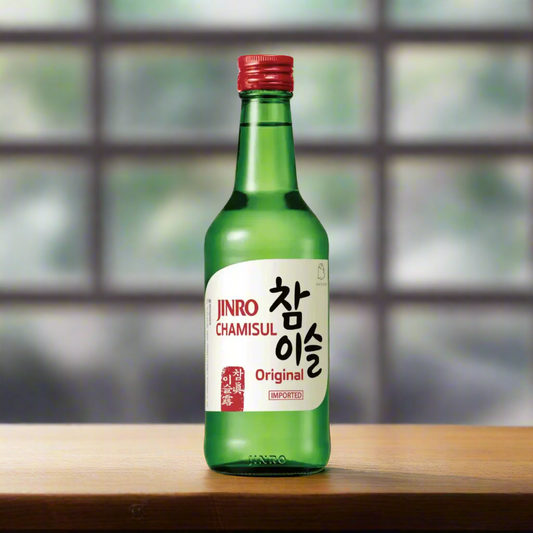 Chamisul Jinro Soju Original Flasche ai generierter hintergrund
