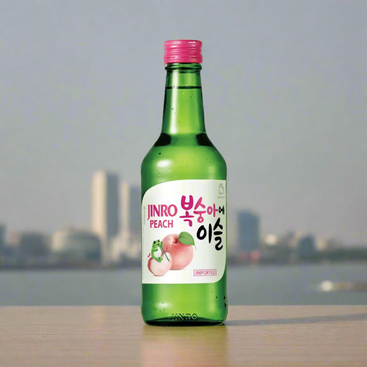 Chamisul Jinro Soju Pfirsich Südkorea ai hintergrund