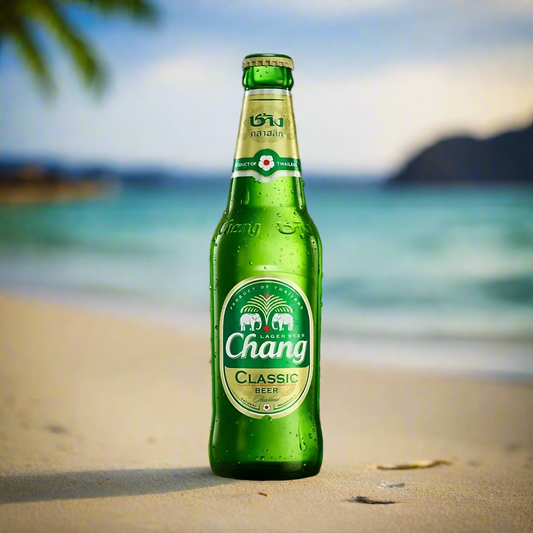Chang Bier im Glas 300ml ai generiert