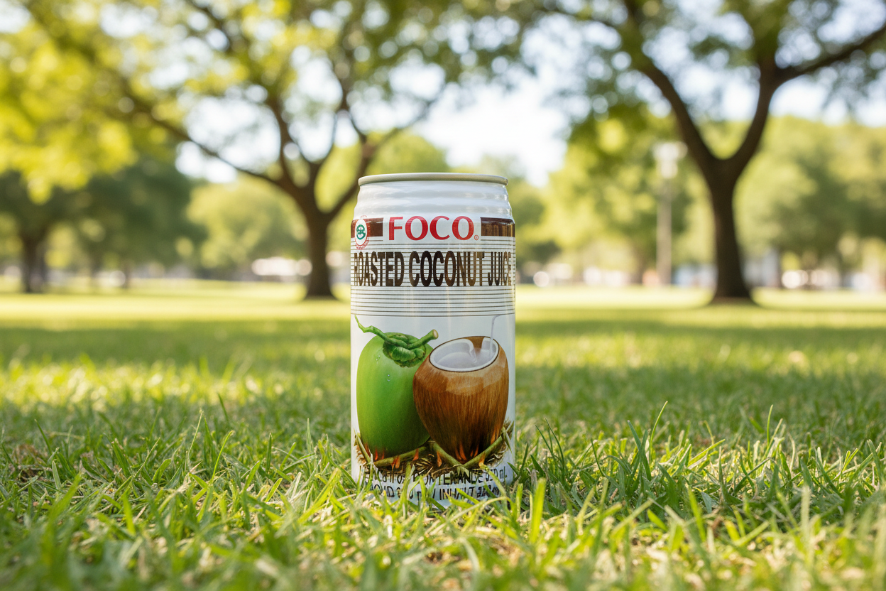 FOCO Roasted Coconut Juice 24x350ml