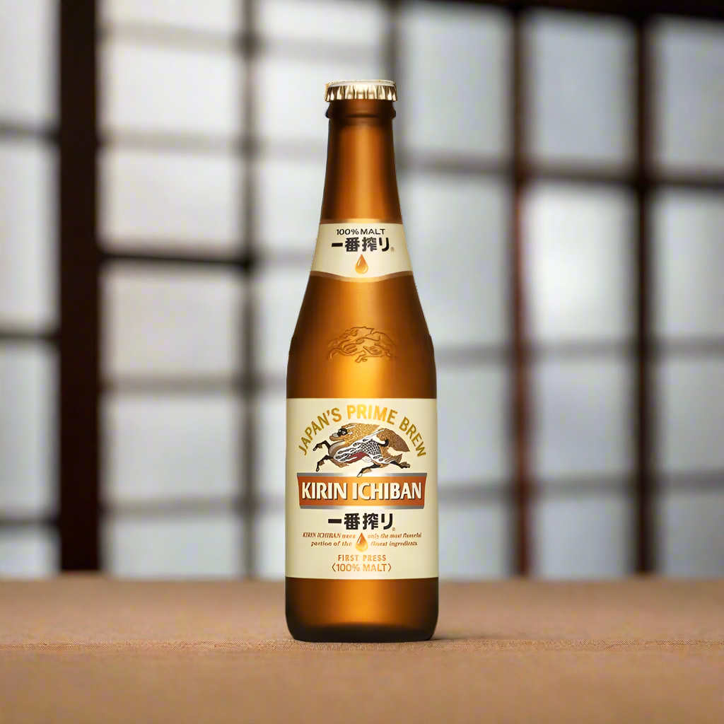 KIRIN Ichiban Bier (500ml Glasflasche) KIRIN Kimao