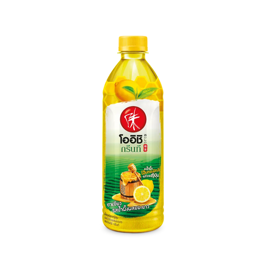 Oishi Greentea Gelb Honig Zitrone Thai Version 500ml von Kimao