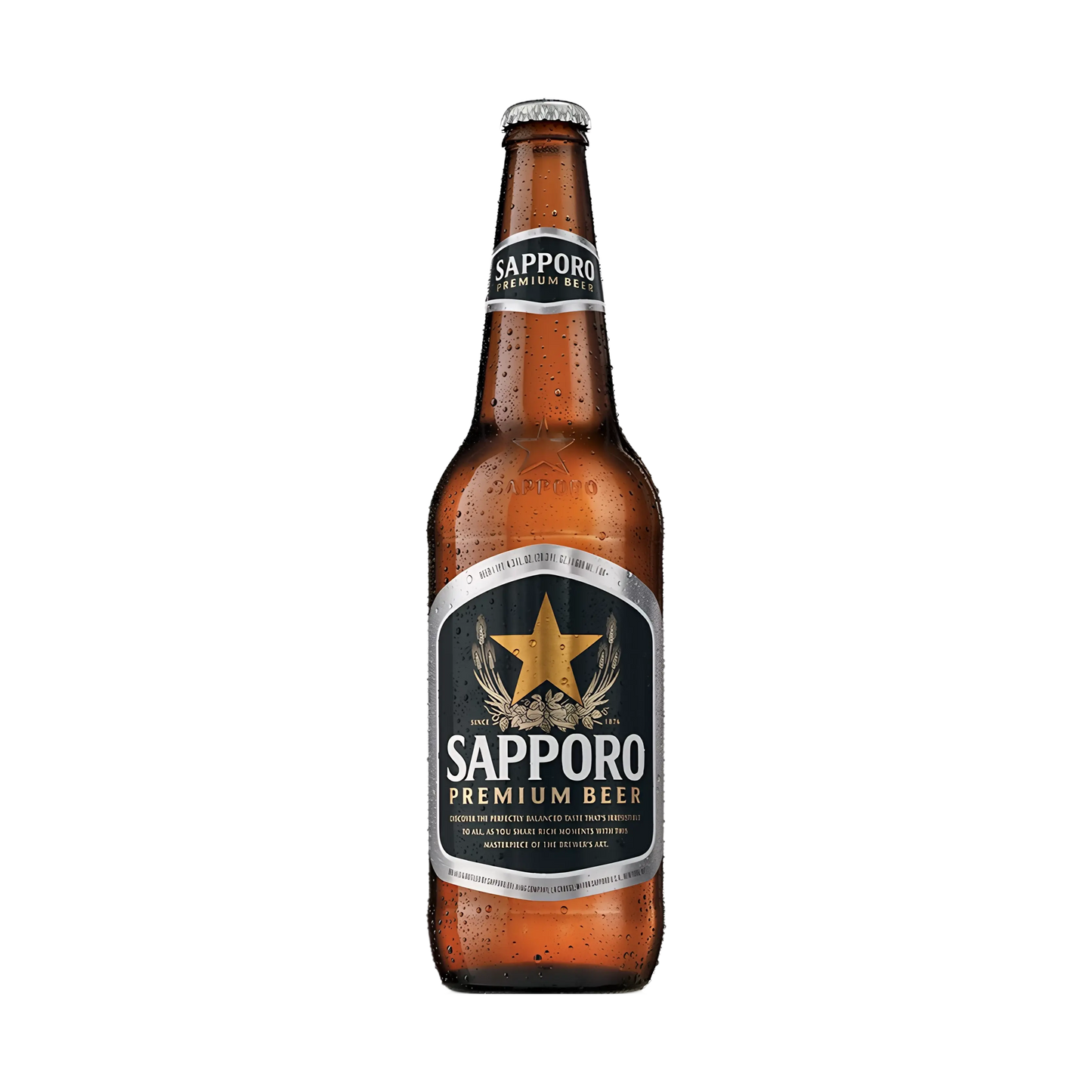 Sapporo Premium Bier im Glas (330ml)