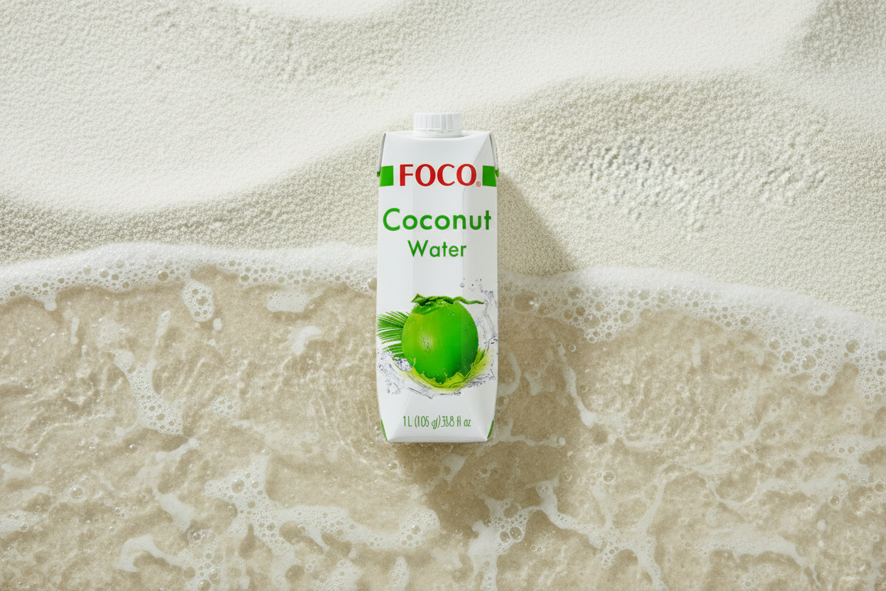 FOCO Kokosnusswasser 100% Kiste