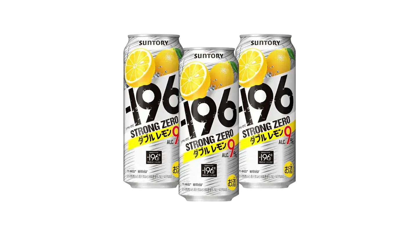 Strong Zero Double Lemon 9% -196 500ml drei Dosen von Kimao
