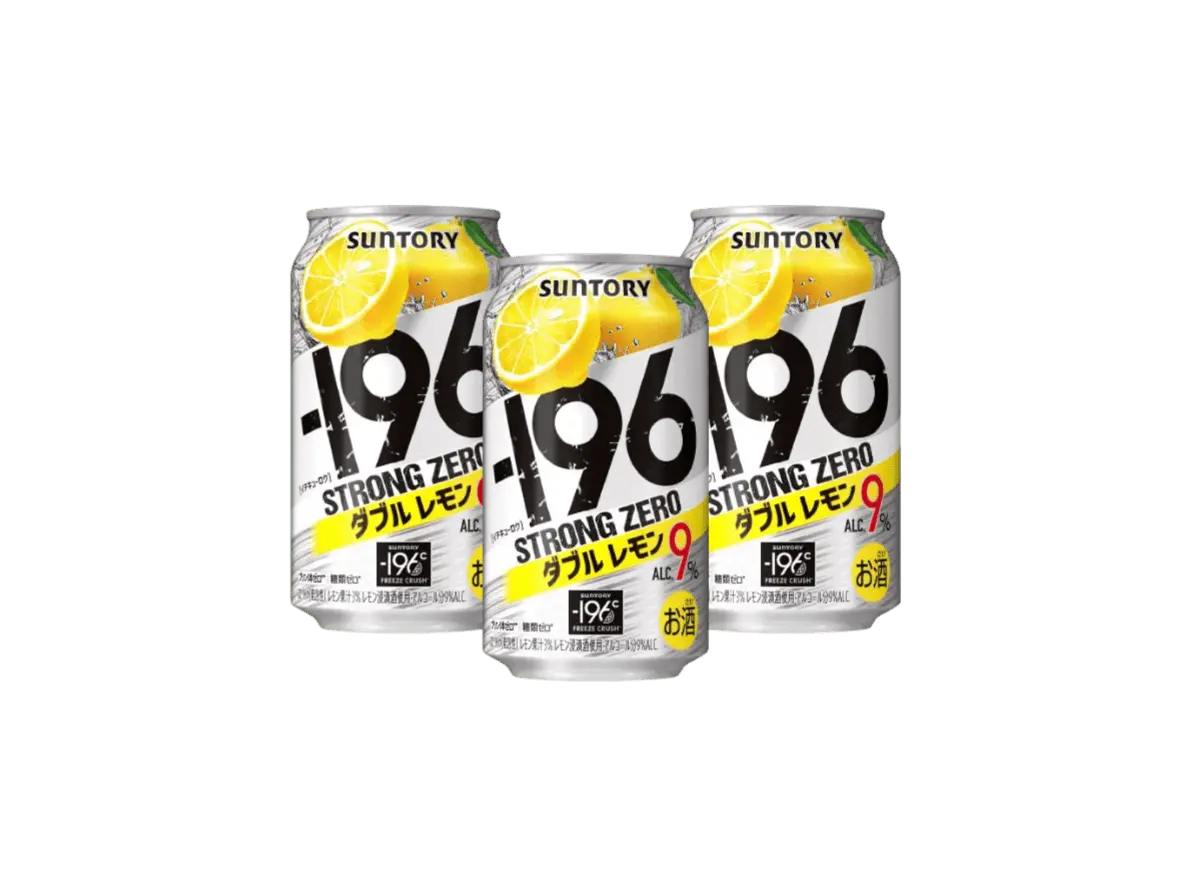 Strong Zero Double Lemon 9% -196 350ml drei Dosen von Kimao
