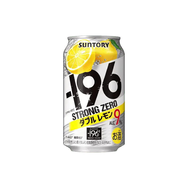 Strong Zero Double Lemon 9% -196 350ml Dose von Kimao