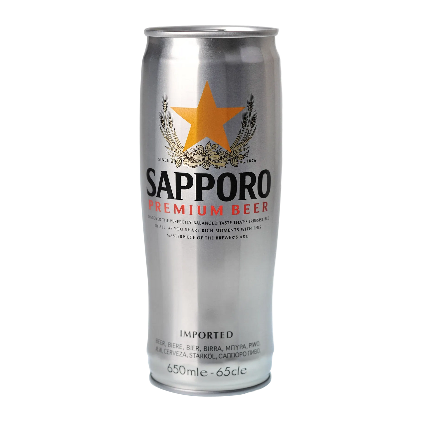 Sapporo Premium Silver Can Karton mit 12 Dosen à 650 ml aus Japan