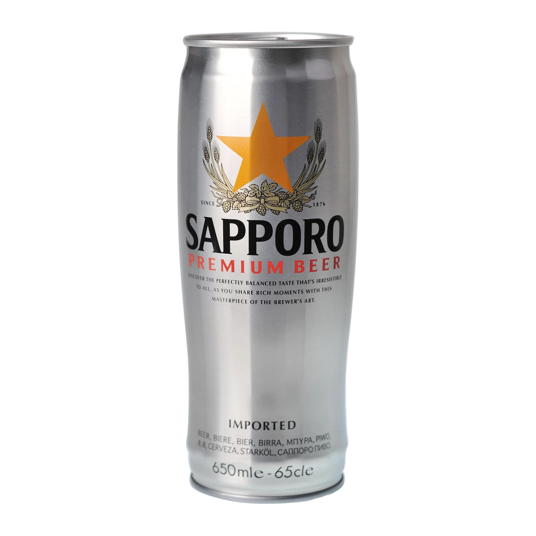 Sapporo Premium Silver Can Karton mit 12 Dosen à 650 ml aus Japan