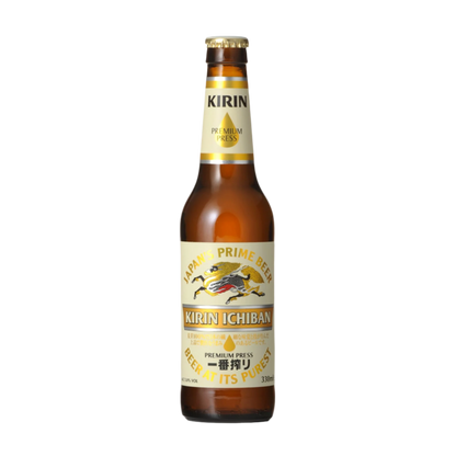 Kirin Ichiban Bier Glasflasche 330ml 24er Pack