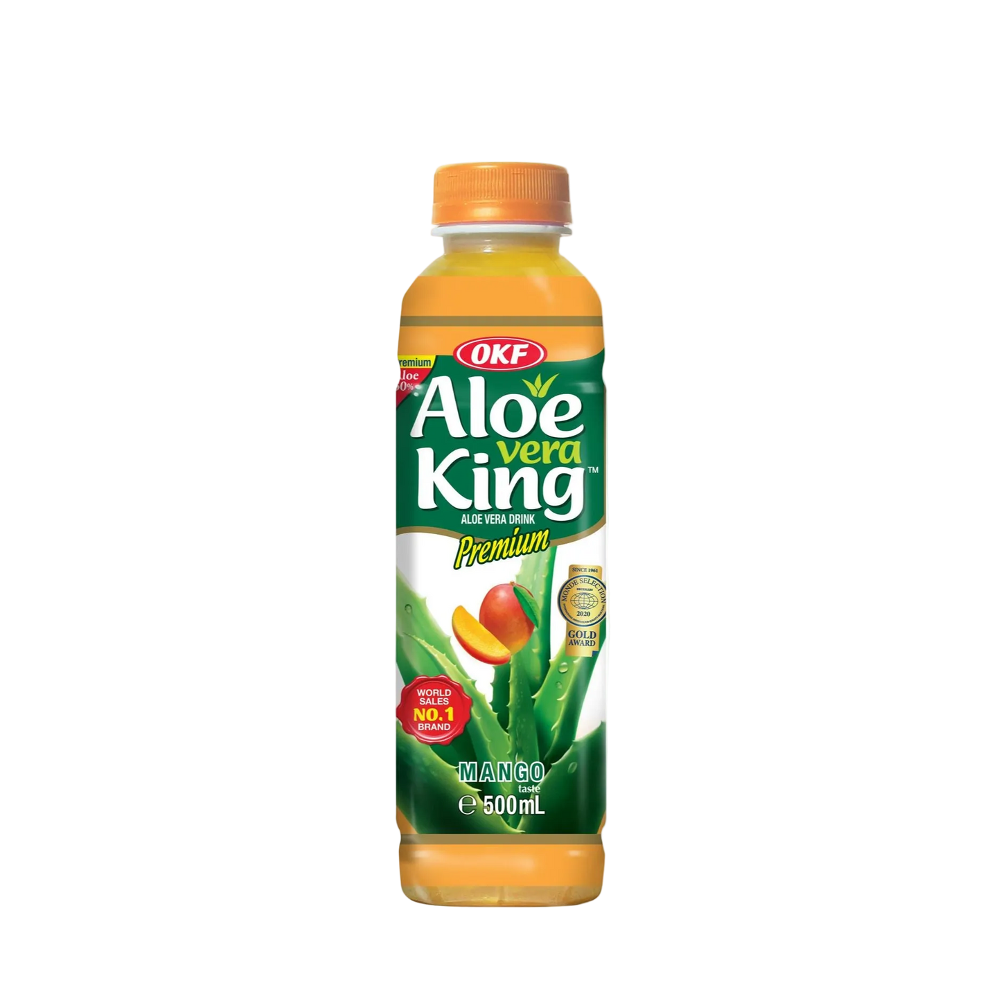 OKF Aloe Vera King Mango Karton mit 20 Flaschen à 500 ml aus Südkorea