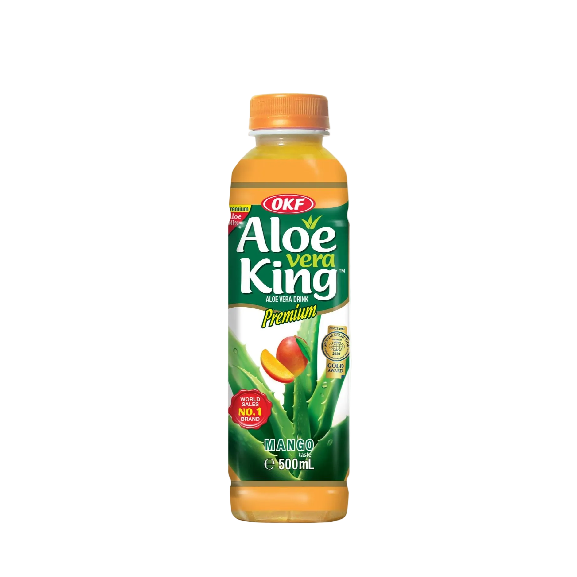 OKF Aloe Vera King Mango Karton mit 20 Flaschen à 500 ml aus Südkorea