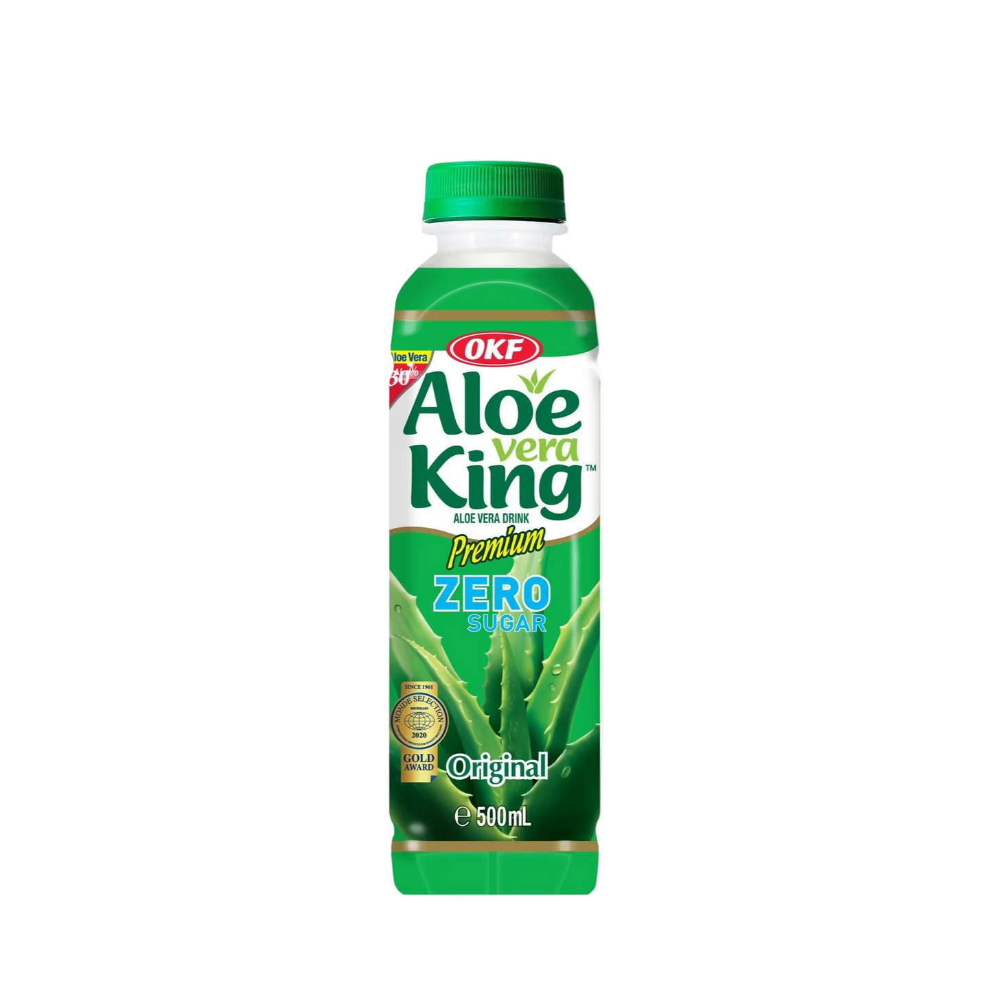 OKF Aloe Vera King Original Sugarfree ZERO Karton mit 20 Flaschen à 500 ml aus Südkorea