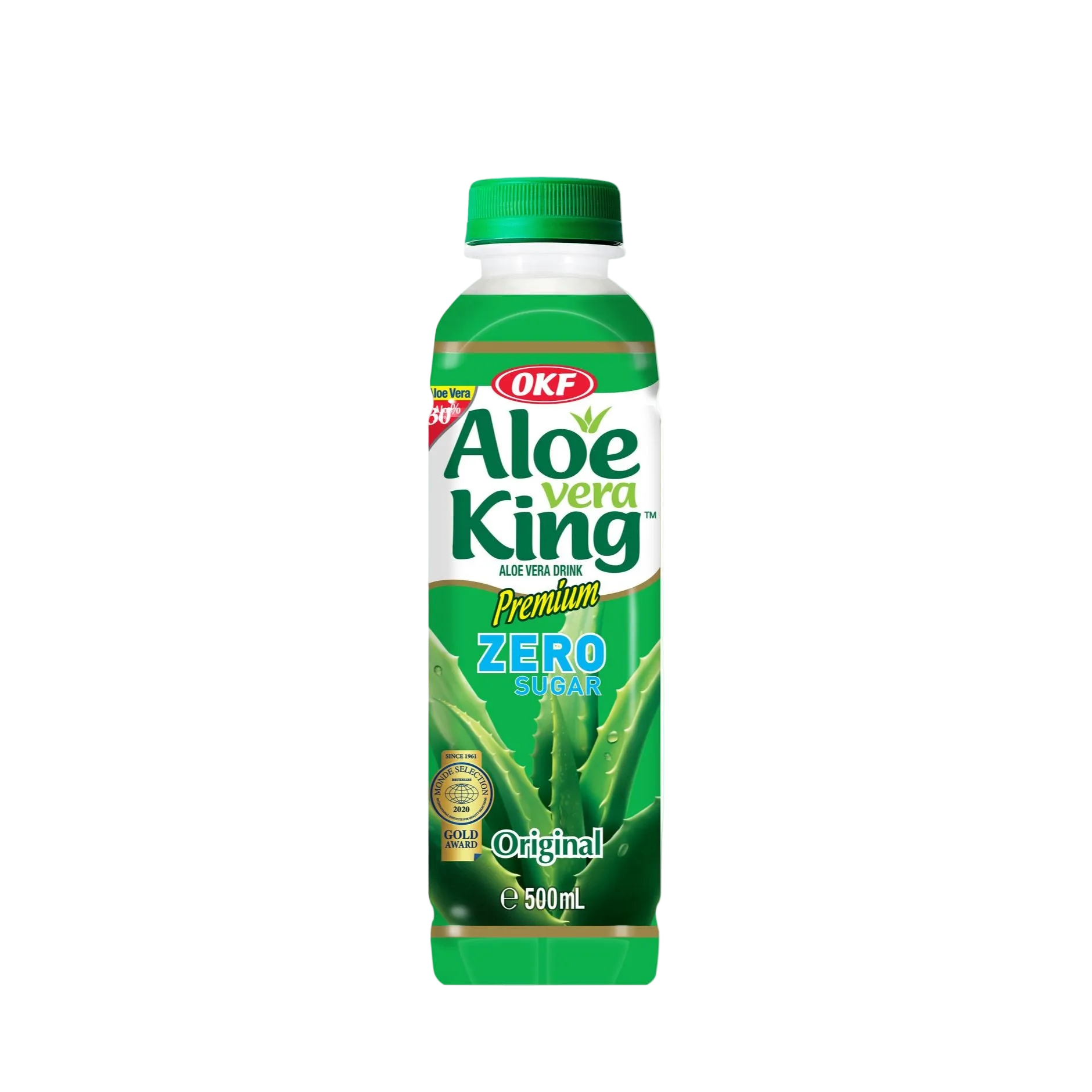 OKF Aloe Vera King Original Sugarfree ZERO Karton mit 20 Flaschen à 500 ml aus Südkorea