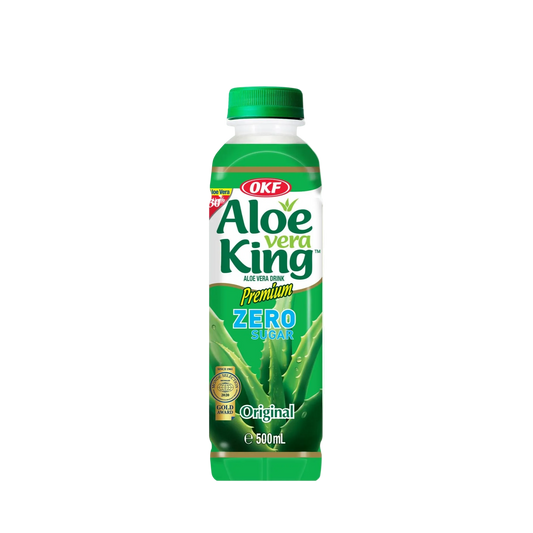 OKF Aloe Vera King Original Sugarfree ZERO Karton mit 20 Flaschen à 500 ml aus Südkorea