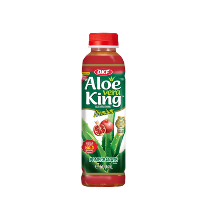 OKF Aloe Vera King Pomegranate Karton mit 20 Flaschen à 500 ml aus Südkorea