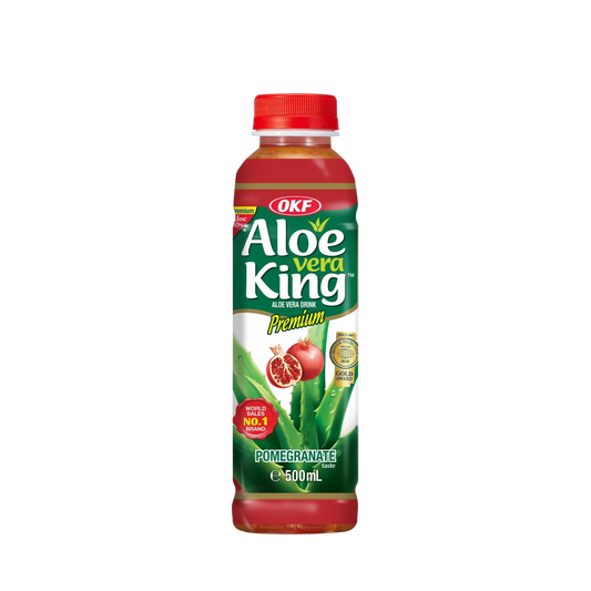 OKF Aloe Vera King Pomegranate Karton mit 20 Flaschen à 500 ml aus Südkorea