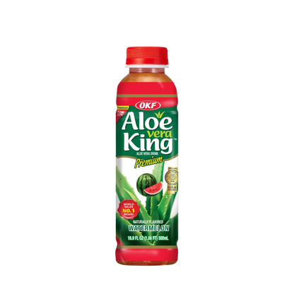 OKF Aloe Vera King Watermelon Karton mit 20 Flaschen à 500 ml aus Südkorea