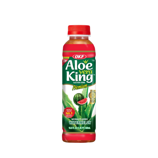 OKF Aloe Vera King Watermelon Karton mit 20 Flaschen à 500 ml aus Südkorea
