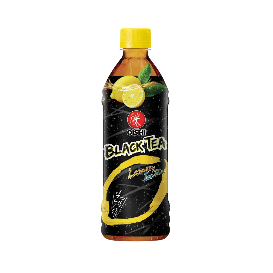 Oishi Schwarztee Zitrone 500ml Flasche Kimao