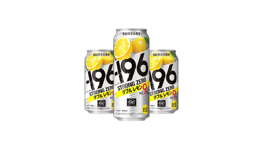 Suntory Strong Zero Double Lemon 9 Prozent -196 gemischt 350ml und 500ml